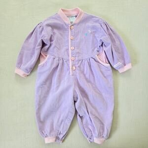 Vintage "123" Lavender/Pink Bodysuit 12-18 months
